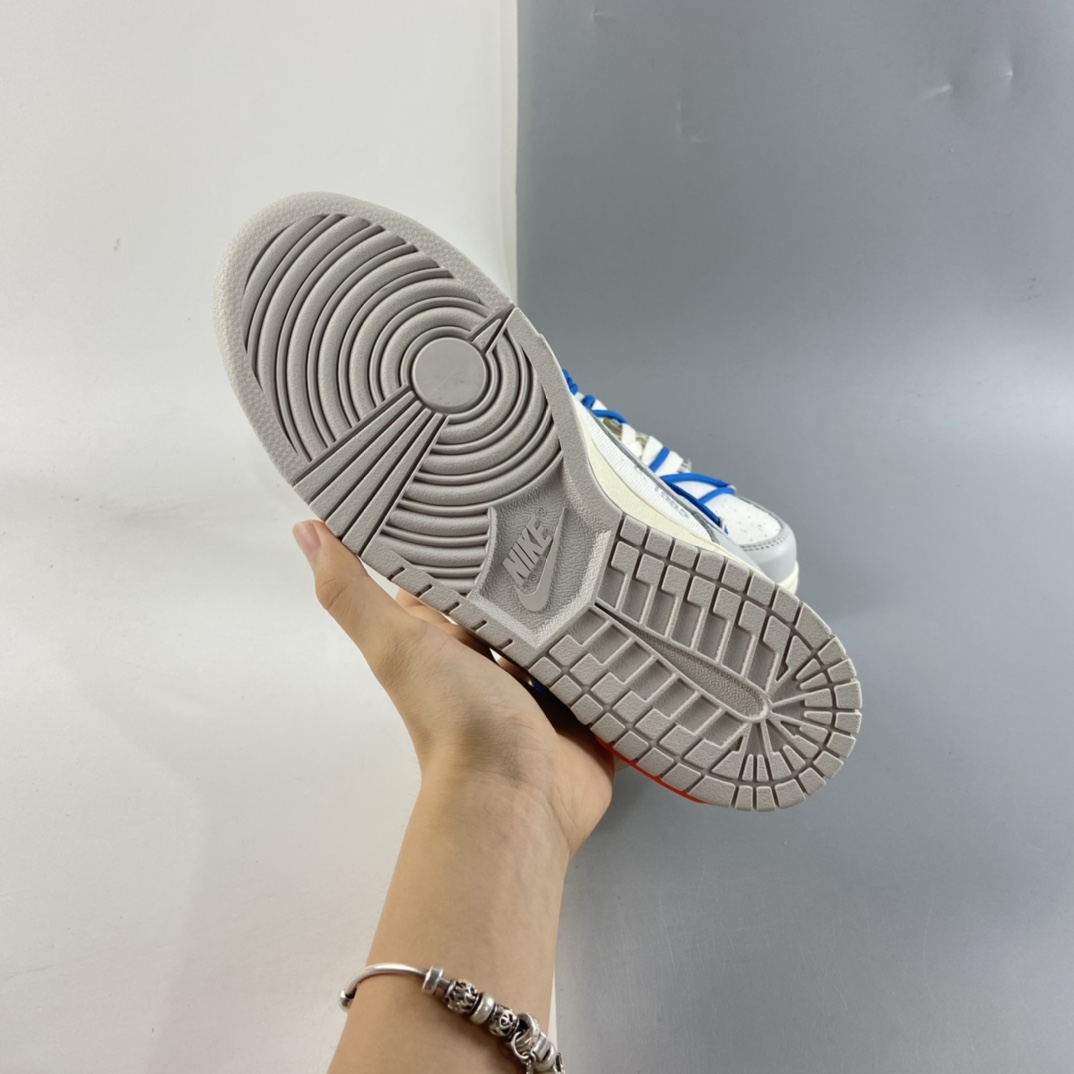 P380  独立品牌Off-White x Nike SB Dunk Low”The 50”扣篮运动板鞋 DM1602-112