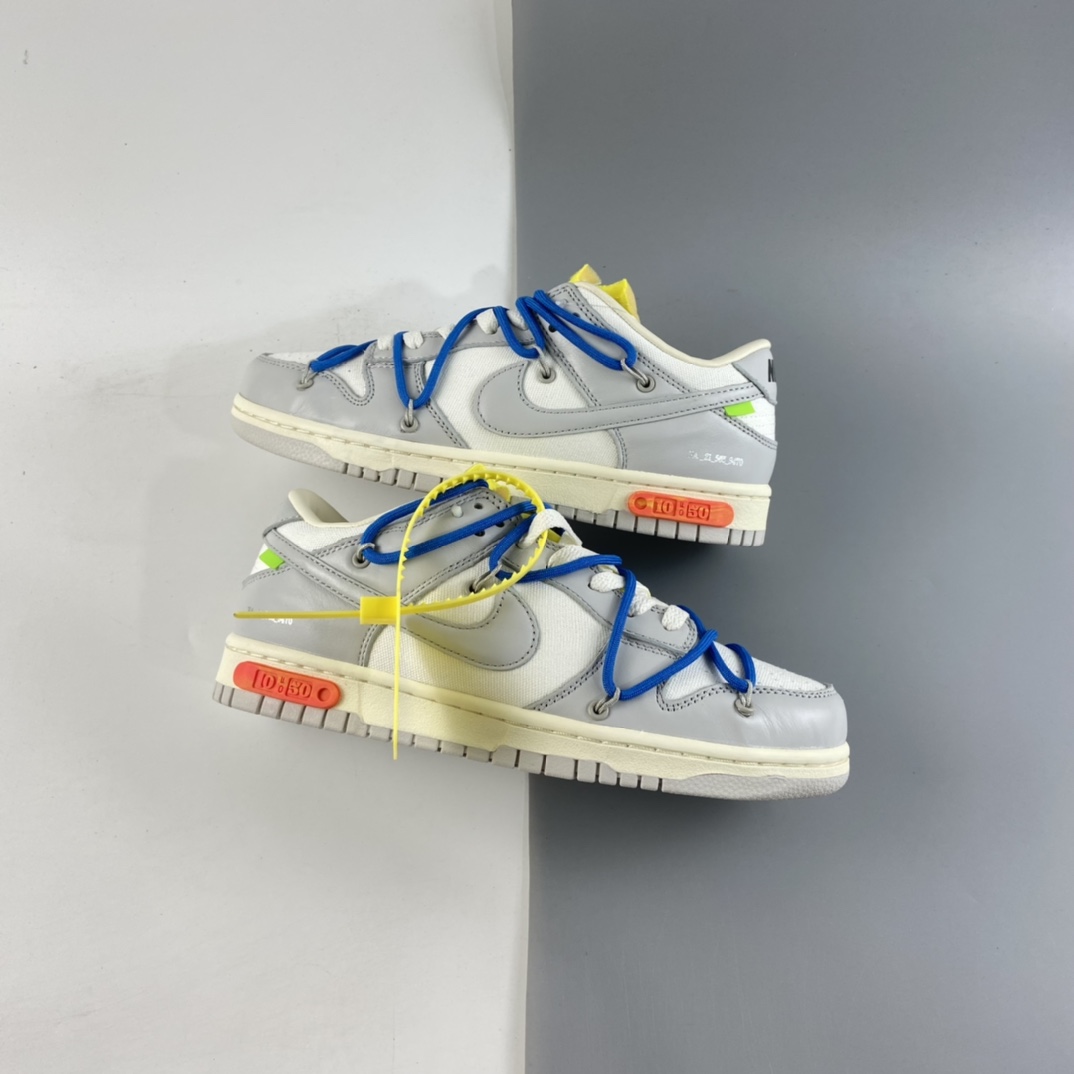 P380  独立品牌Off-White x Nike SB Dunk Low”The 50”扣篮运动板鞋 DM1602-112
