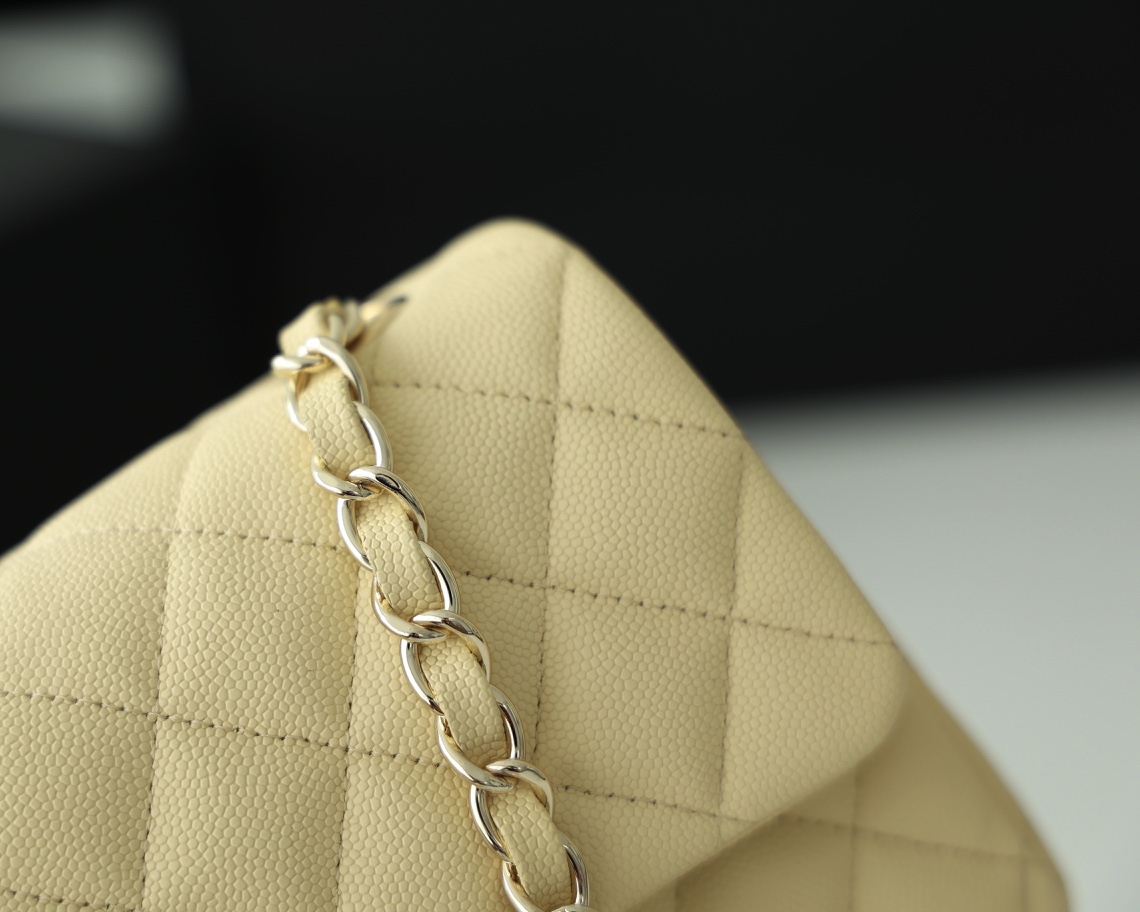 Chanel CF20大mini Classic flap bag A01116牛皮小鸡黄