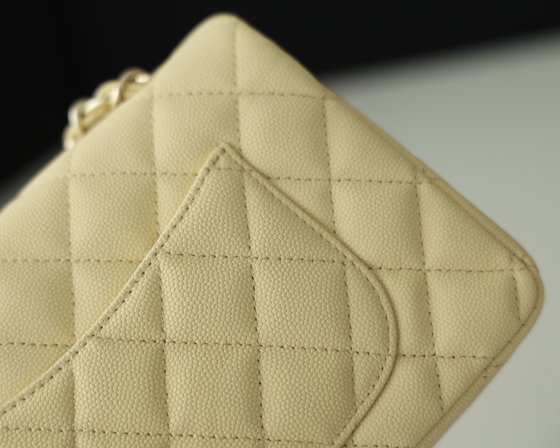 Chanel CF20大mini Classic flap bag A01116牛皮小鸡黄
