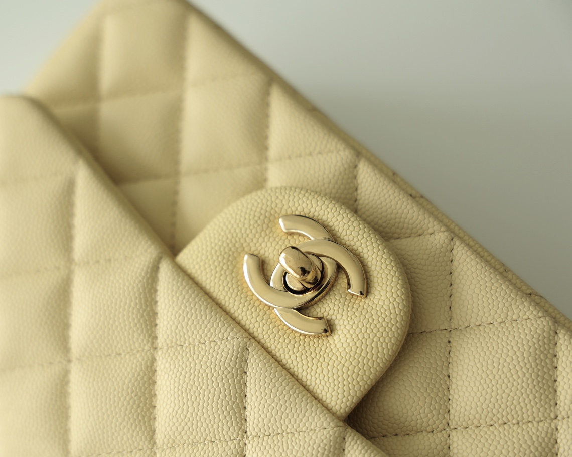 Chanel CF20大mini Classic flap bag A01116牛皮小鸡黄