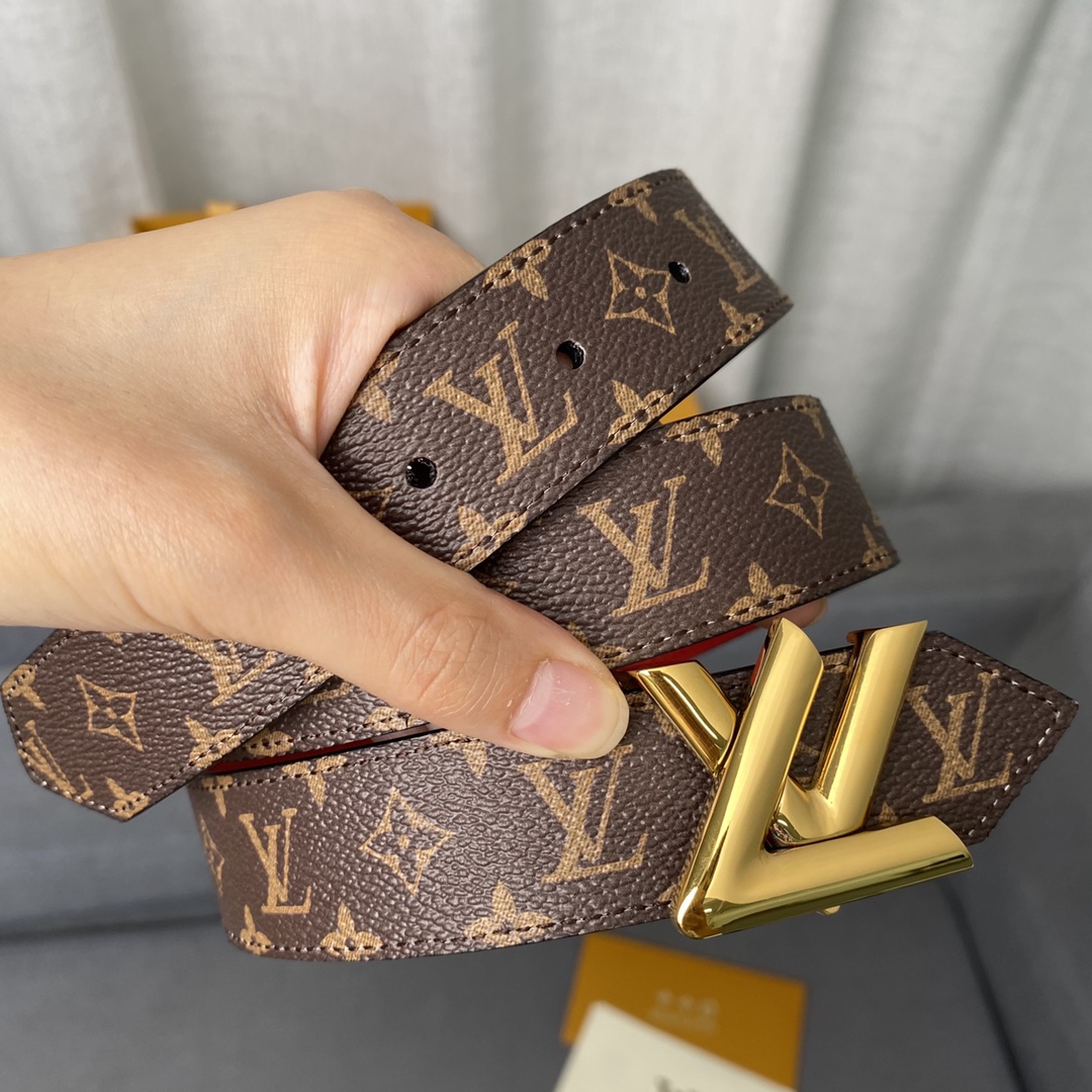 Louis Vuitton Copy
 Belts Women Canvas Cowhide