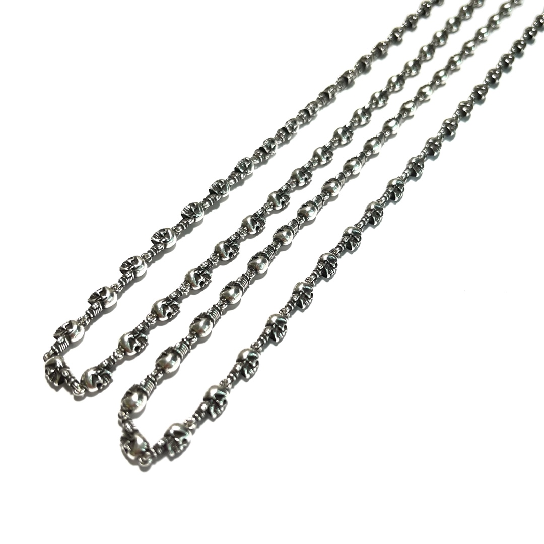 Chrome Hearts 新品上架𝗖𝗵𝗿𝗼𝗺𝗲 𝗛𝗲𝗮𝗿𝘁𝘀 克罗心桃心骷髅头项链