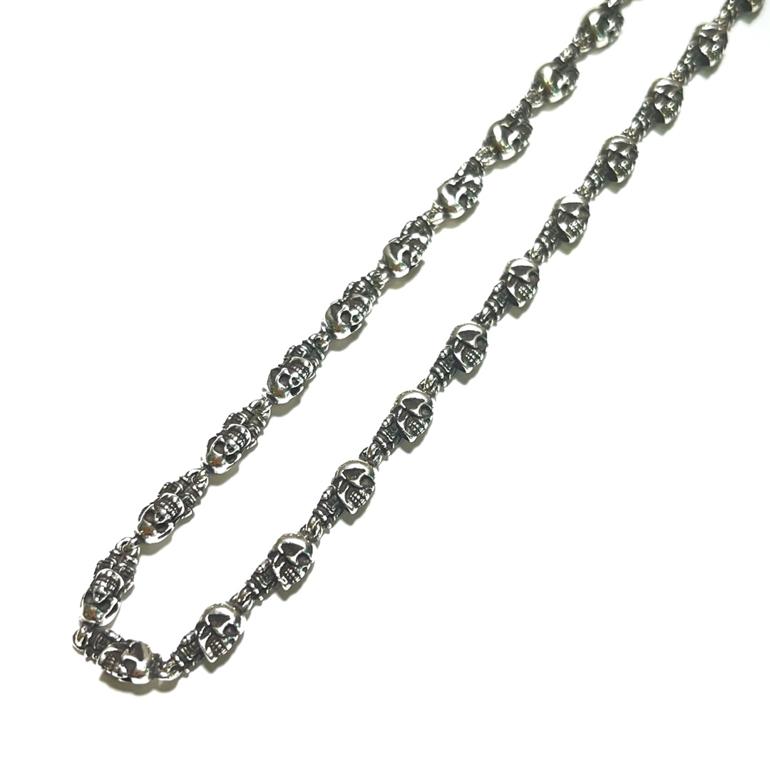 Chrome Hearts 新品上架𝗖𝗵𝗿𝗼𝗺𝗲 𝗛𝗲𝗮𝗿𝘁𝘀 克罗心桃心骷髅头项链