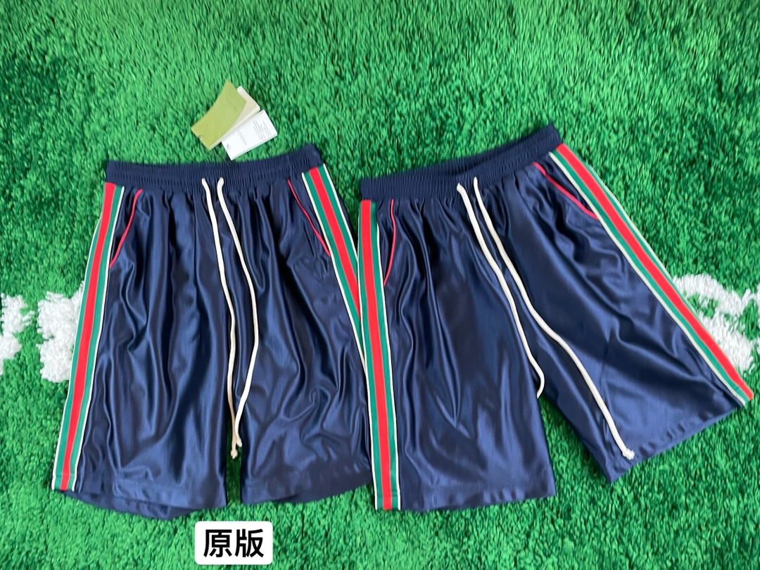 구찌 로고 자수 오버핏 반바지 4494