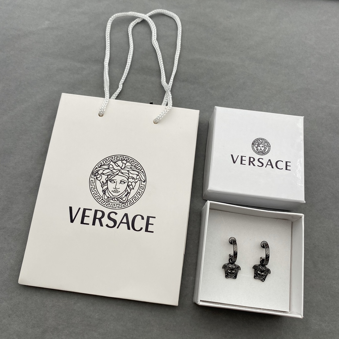 Versace Jewelry Earring Online From China Black Gold