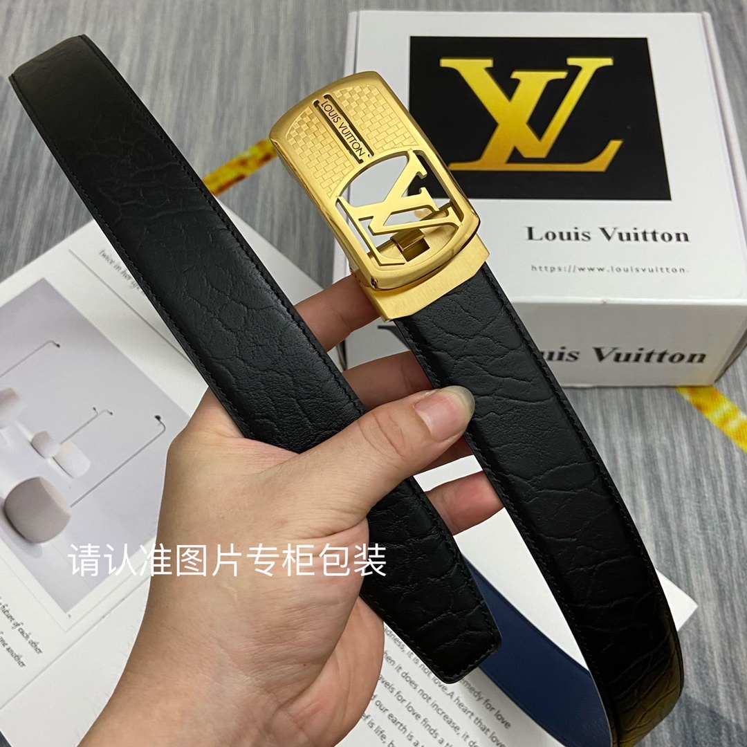 品牌LV路易威登原单皮带腰带自动带自