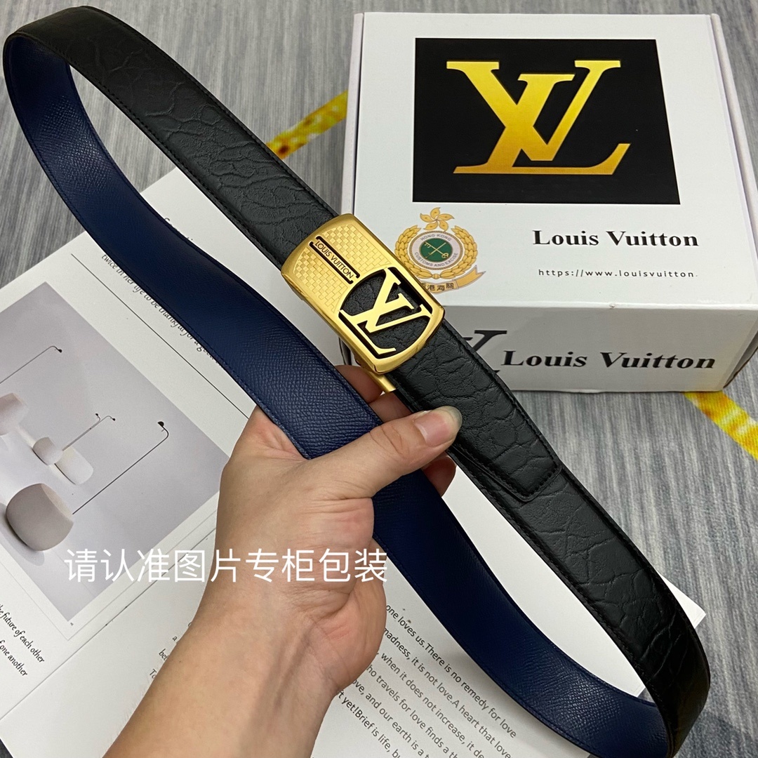 品牌LV路易威登原单皮带腰带自动带自