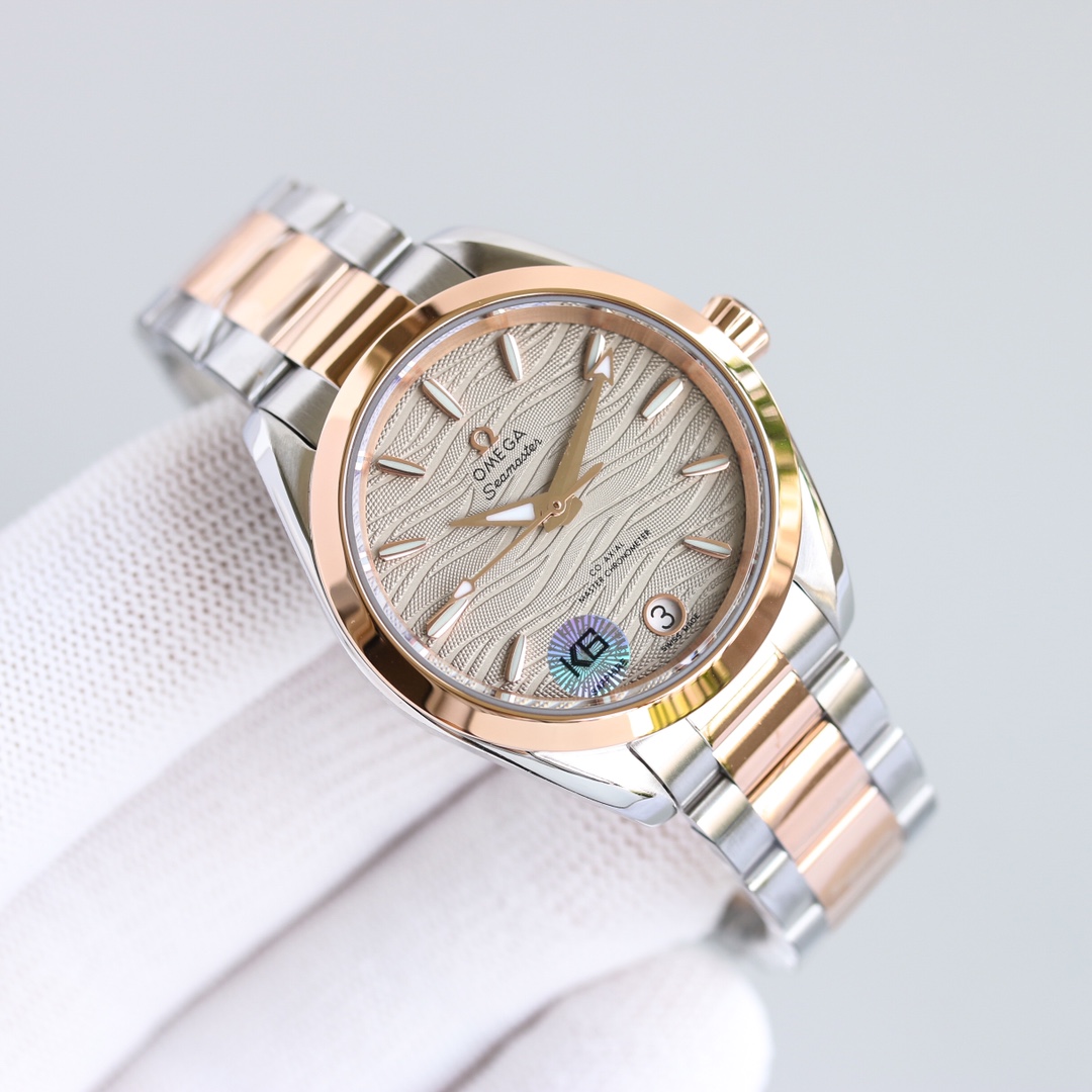 Title: Omega OMEGA Seahorse Series Watch Review Summary: VS presents the 34mm Omega OMEGA Seahorse series watch, a desirable gift with a soulful design. - 图片 4