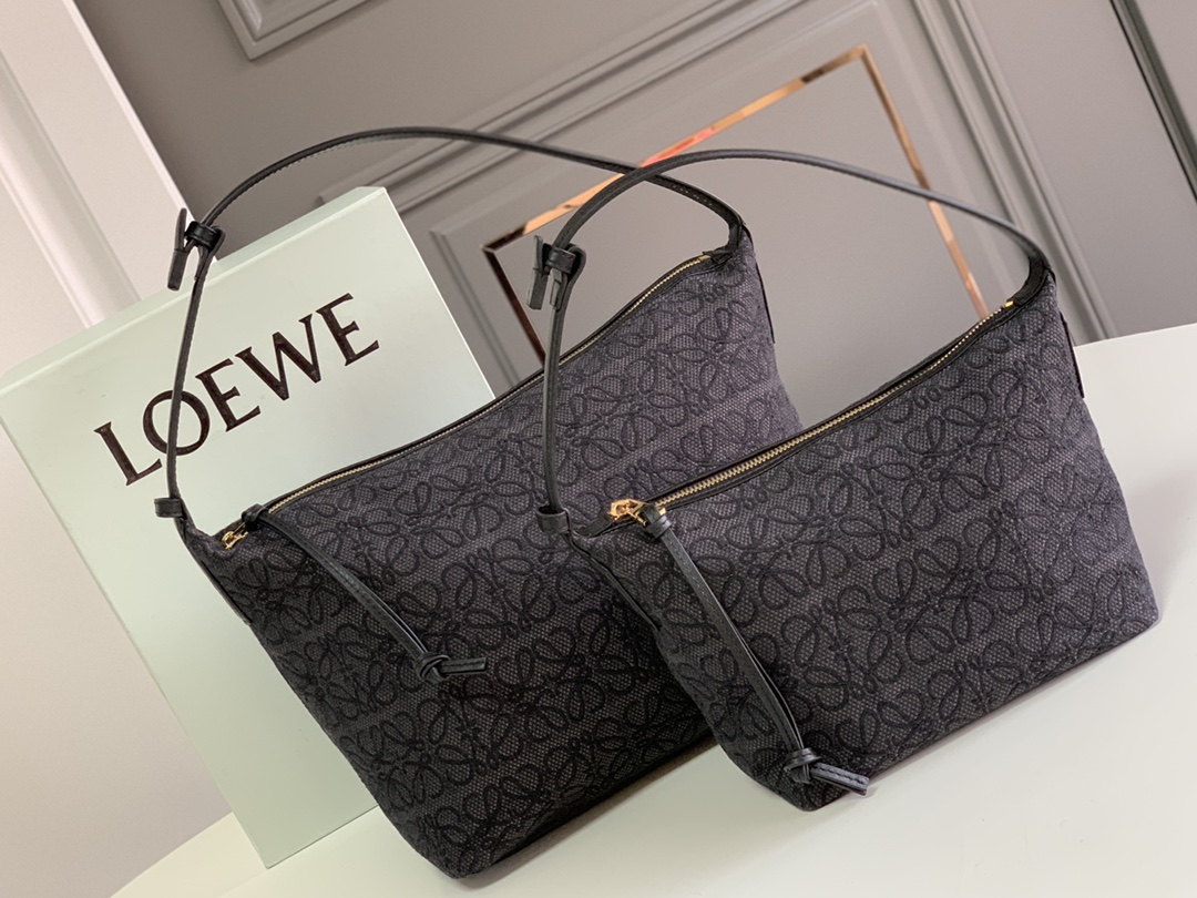 loewe original factory large and small lunch box bags shipped ~ Cubi Anagram armpit bag