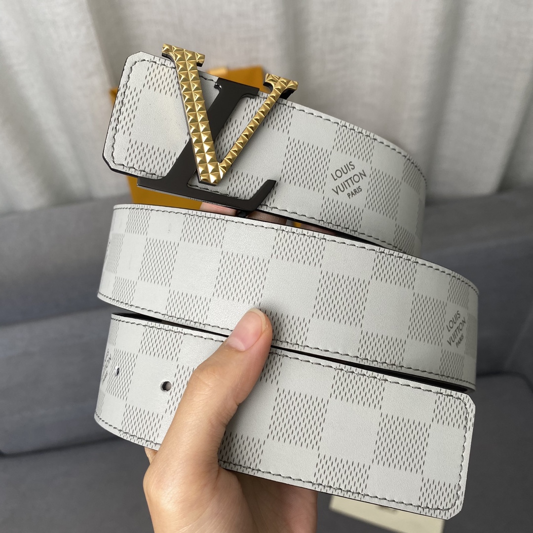 Louis Vuitton Belts Men Cowhide