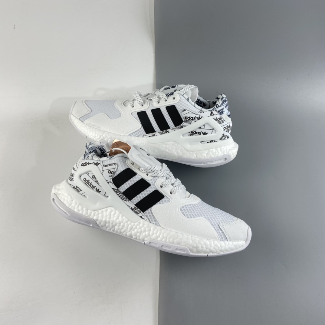 P220   Ad Originals 2020 Day Jogger Boost 三叶草2020版慢跑者系列高弹复古休闲运动跑鞋FY3022