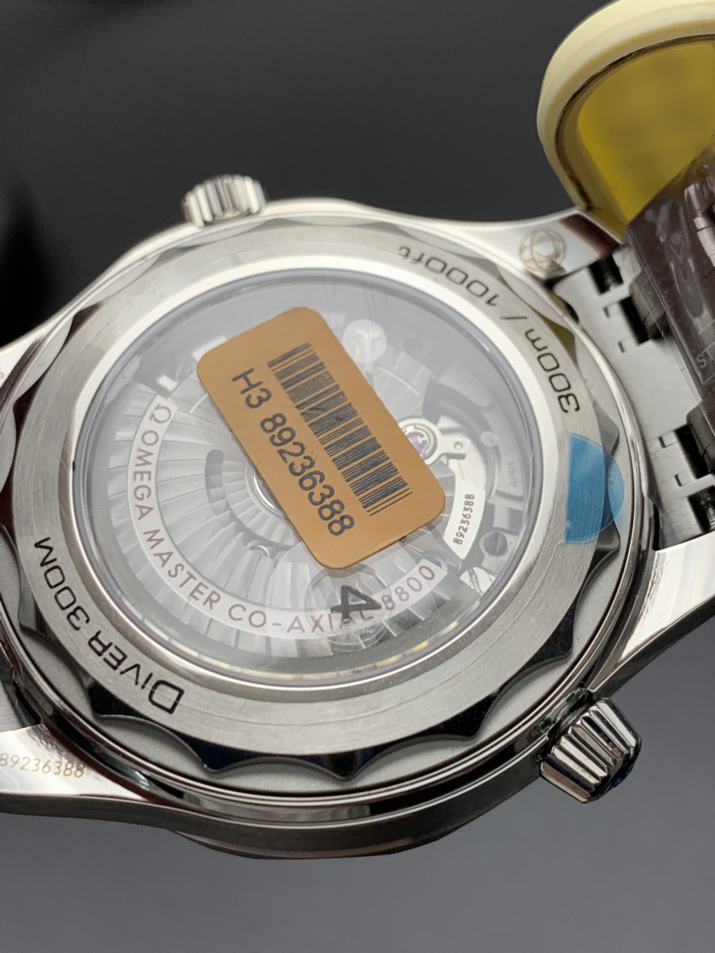 Omega 海马300波浪纹