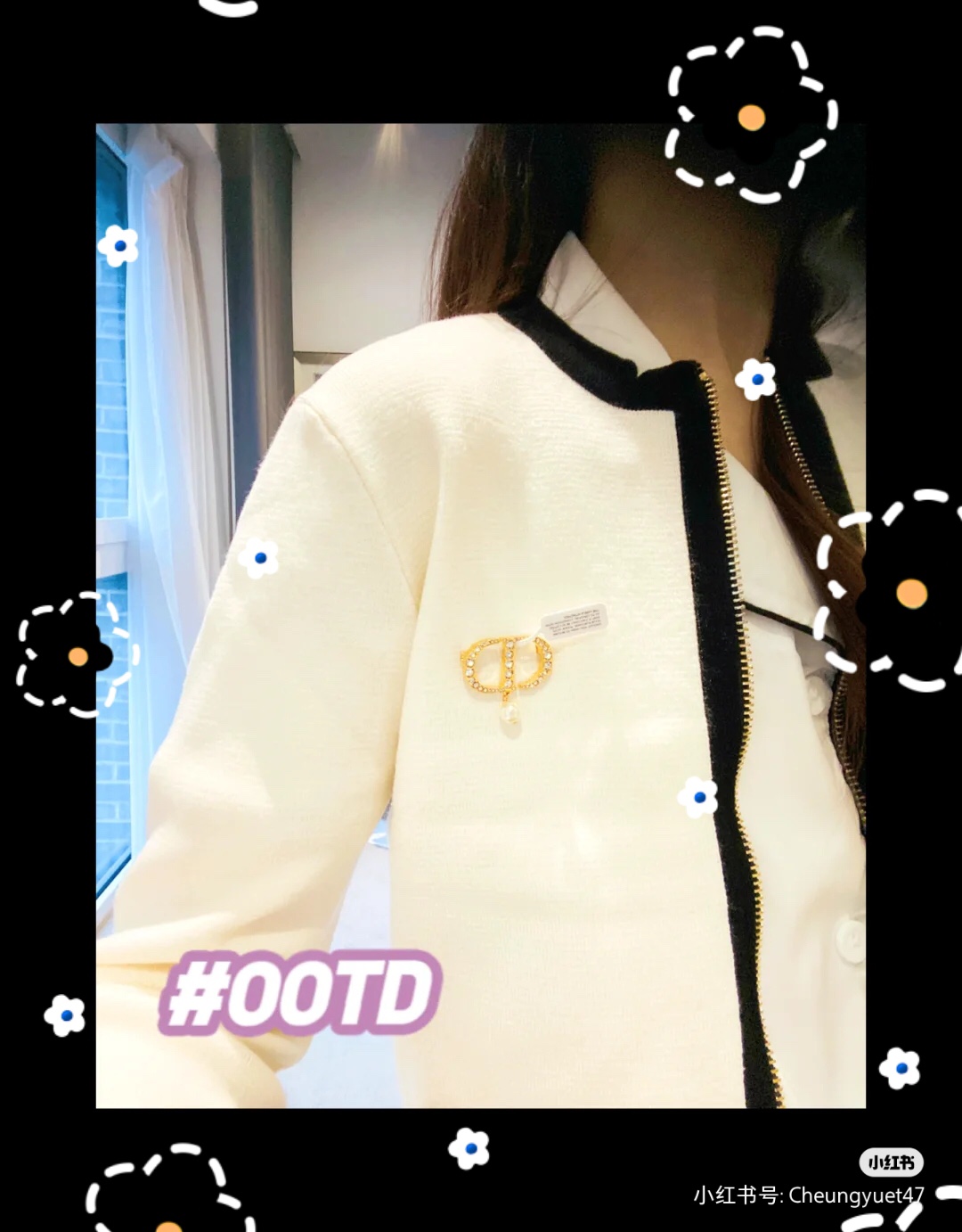 编号DXZ0022❗☀原单货 ☀2021新款DIOR迪奥胸针☀专柜一致黄铜材质 超级有质感