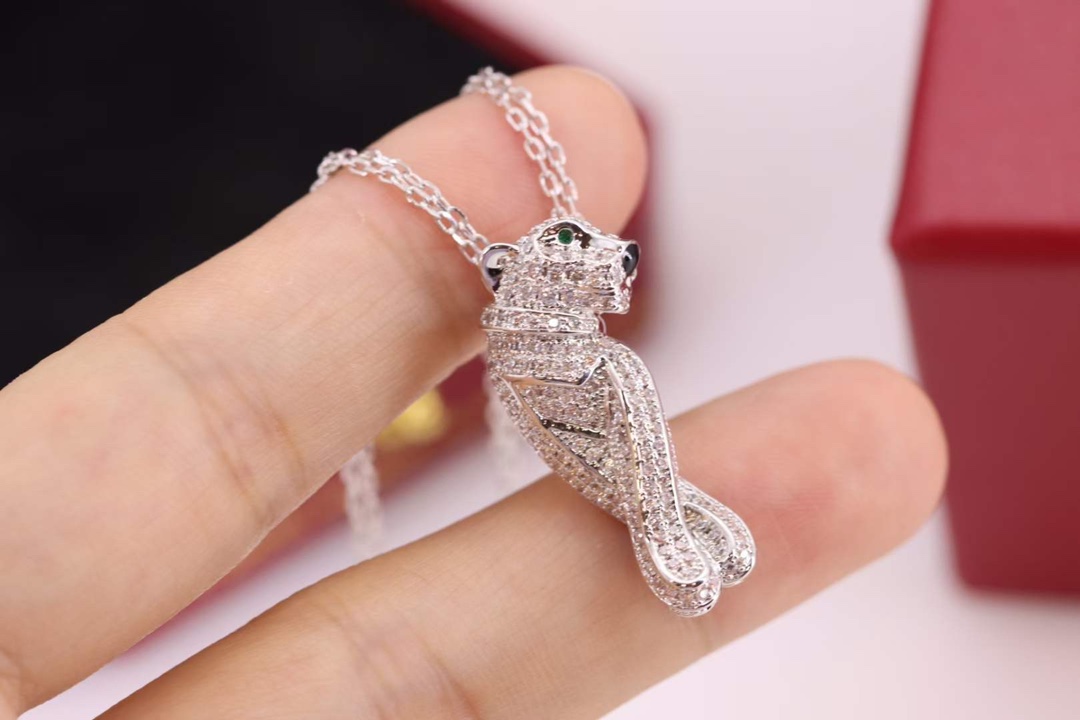 Cartier 卡地亚 Cartier高级珠宝系列 满钻豹子项链