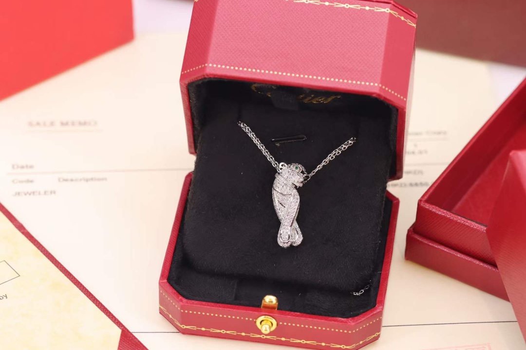 Cartier 卡地亚 Cartier高级珠宝系列 满钻豹子项链