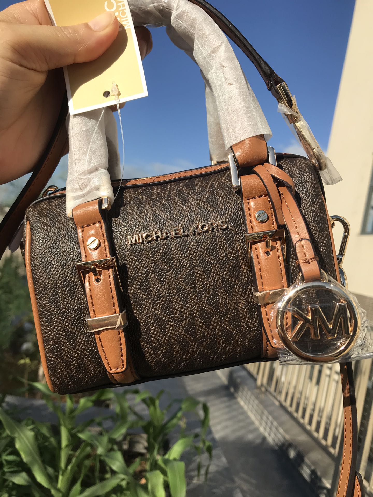 Michael Kors MK 新款Bedford Legacy迷你手提斜挎波士顿包