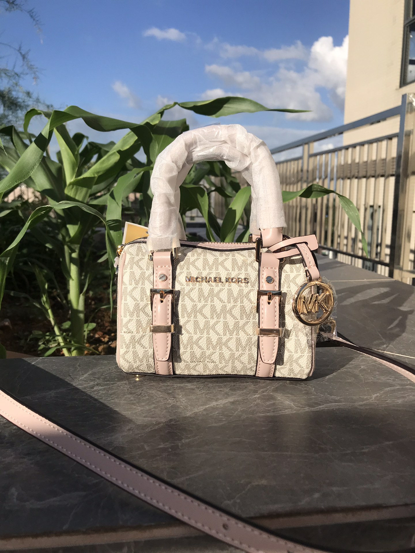 Michael Kors MK 新款Bedford Legacy迷你手提斜挎波士顿包