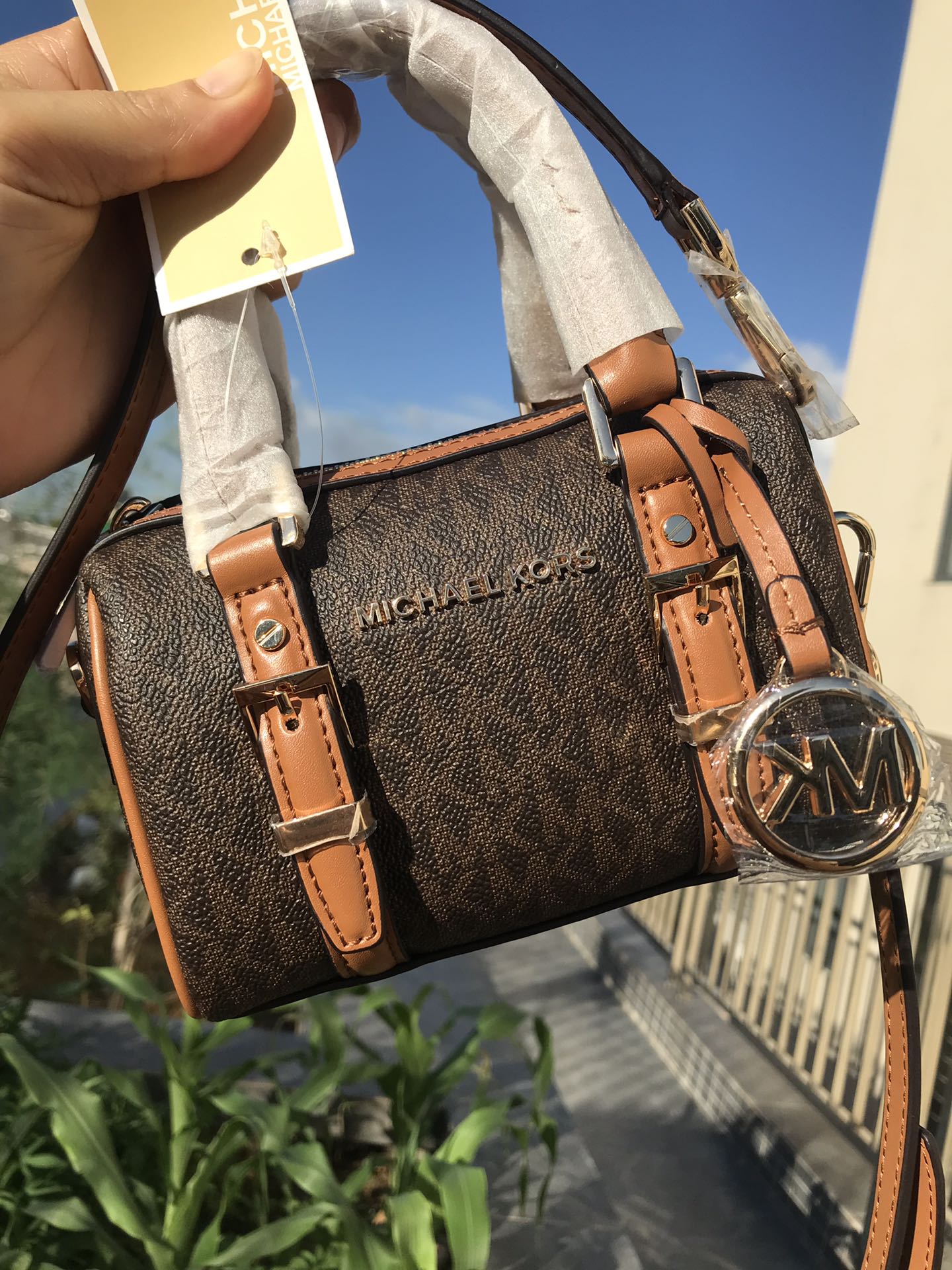Michael Kors MK 新款Bedford Legacy迷你手提斜挎波士顿包
