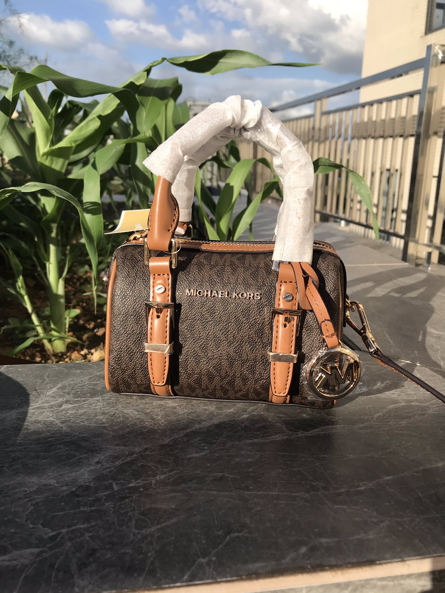 Michael Kors MK 新款Bedford Legacy迷你手提斜挎波士顿包