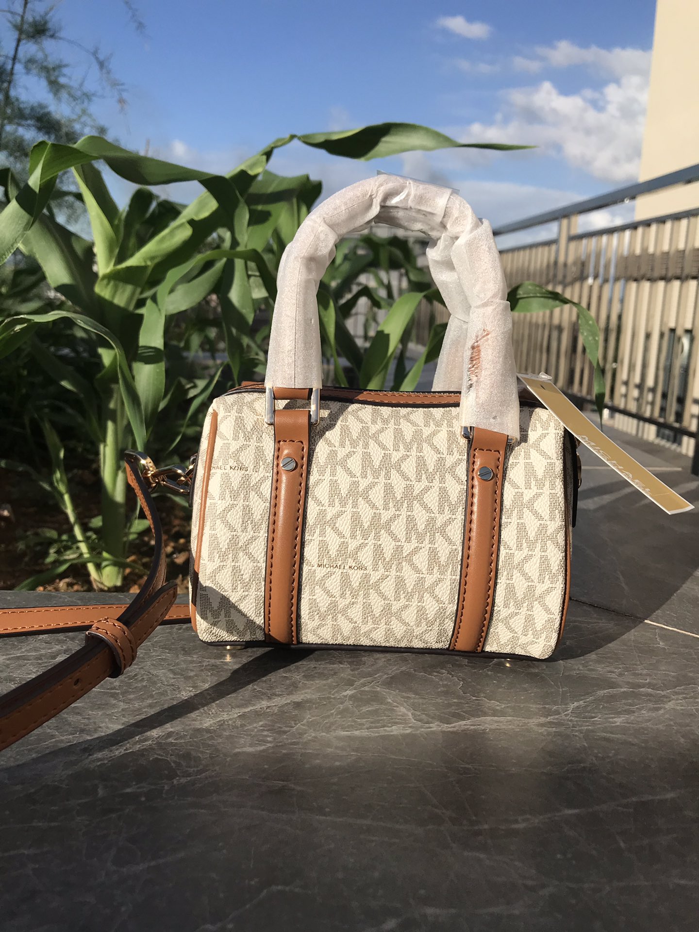 Michael Kors MK 新款Bedford Legacy迷你手提斜挎波士顿包