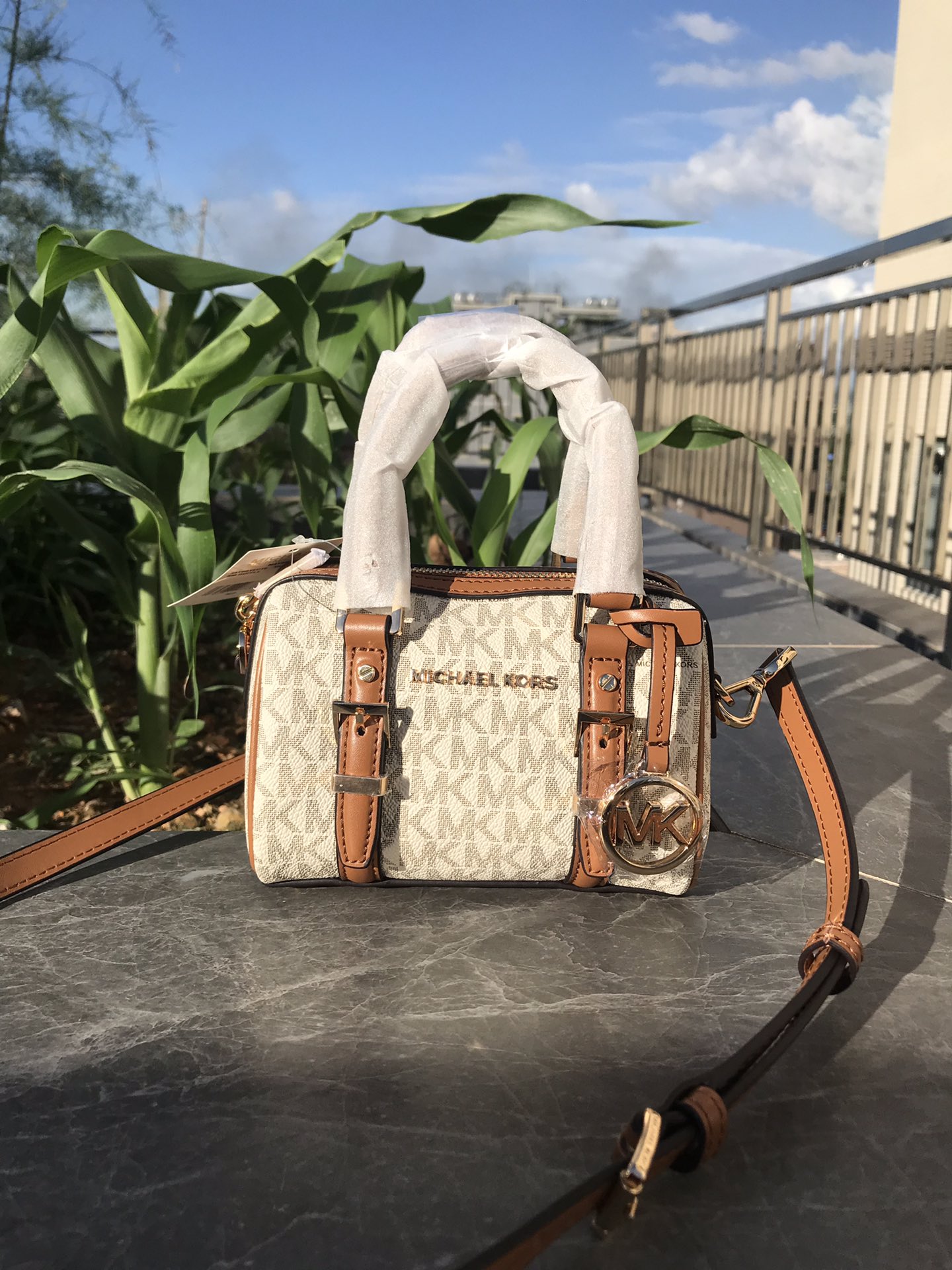 Michael Kors MK 新款Bedford Legacy迷你手提斜挎波士顿包