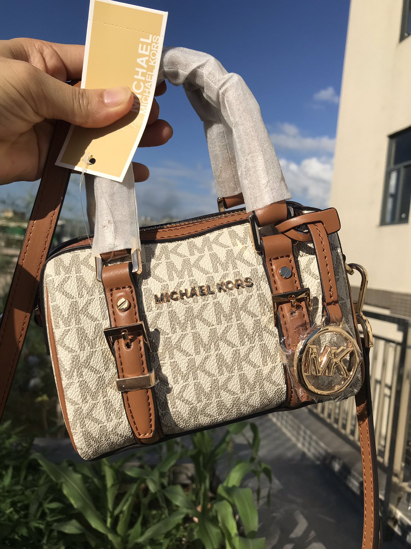 Michael Kors MK 新款Bedford Legacy迷你手提斜挎波士顿包