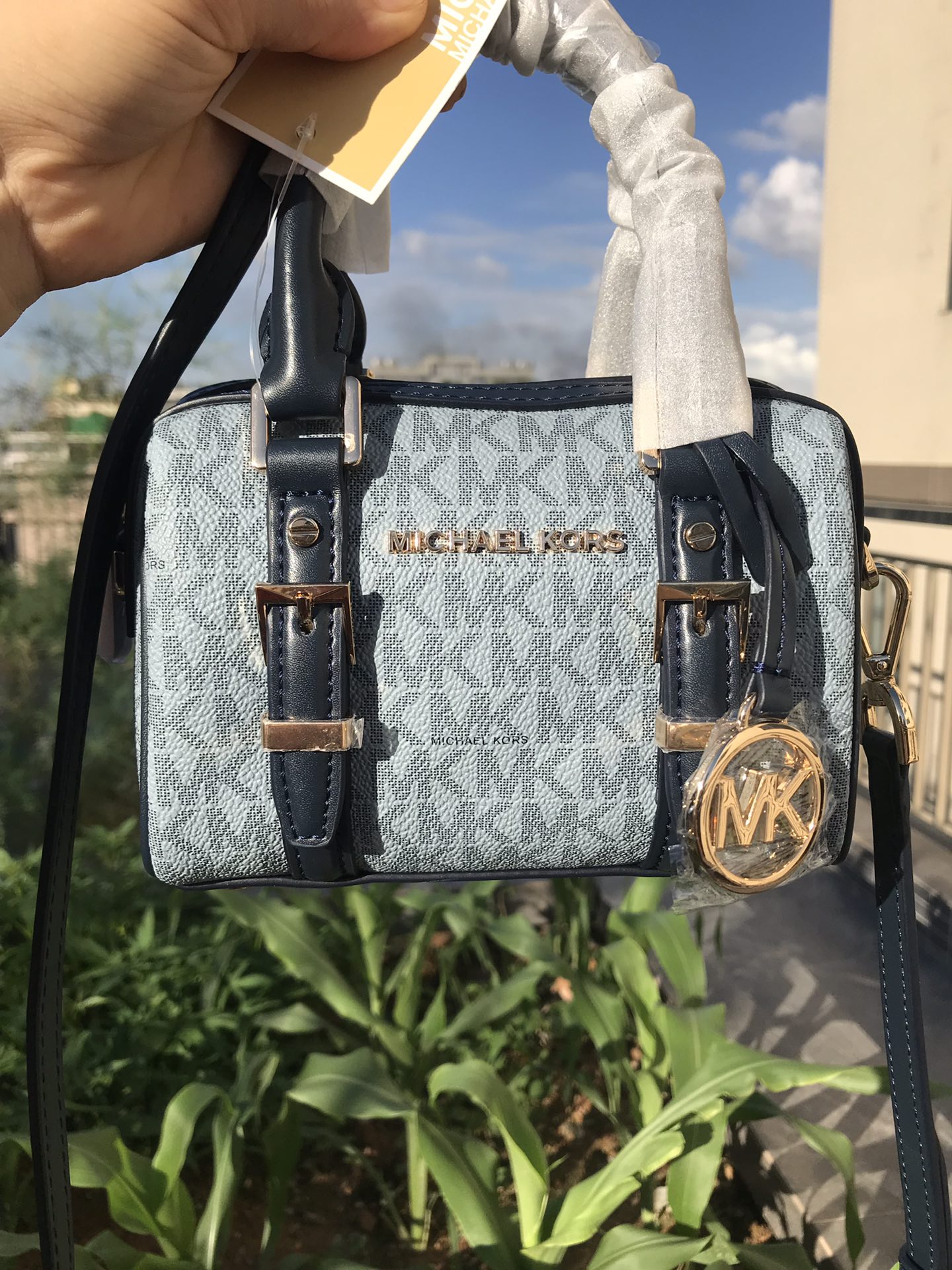 Michael Kors MK 新款Bedford Legacy迷你手提斜挎波士顿包