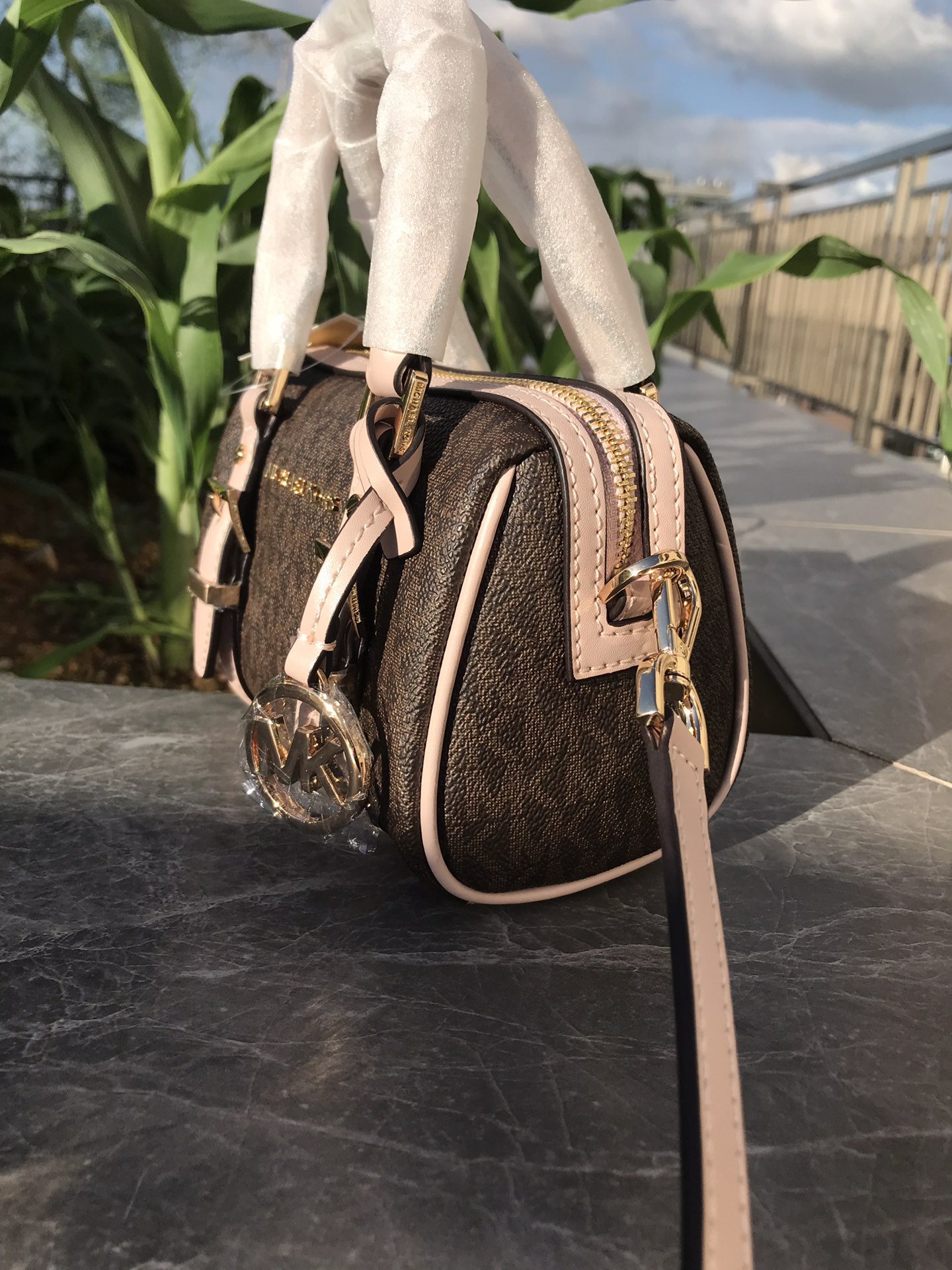 Michael Kors MK 新款Bedford Legacy迷你手提斜挎波士顿包
