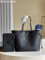 Louis Vuitton LV Neverfull Handbags Tote Bags Fabric Vintage M45686