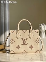 Louis Vuitton LV Onthego Handbags Tote Bags Empreinte​ Mini M45654