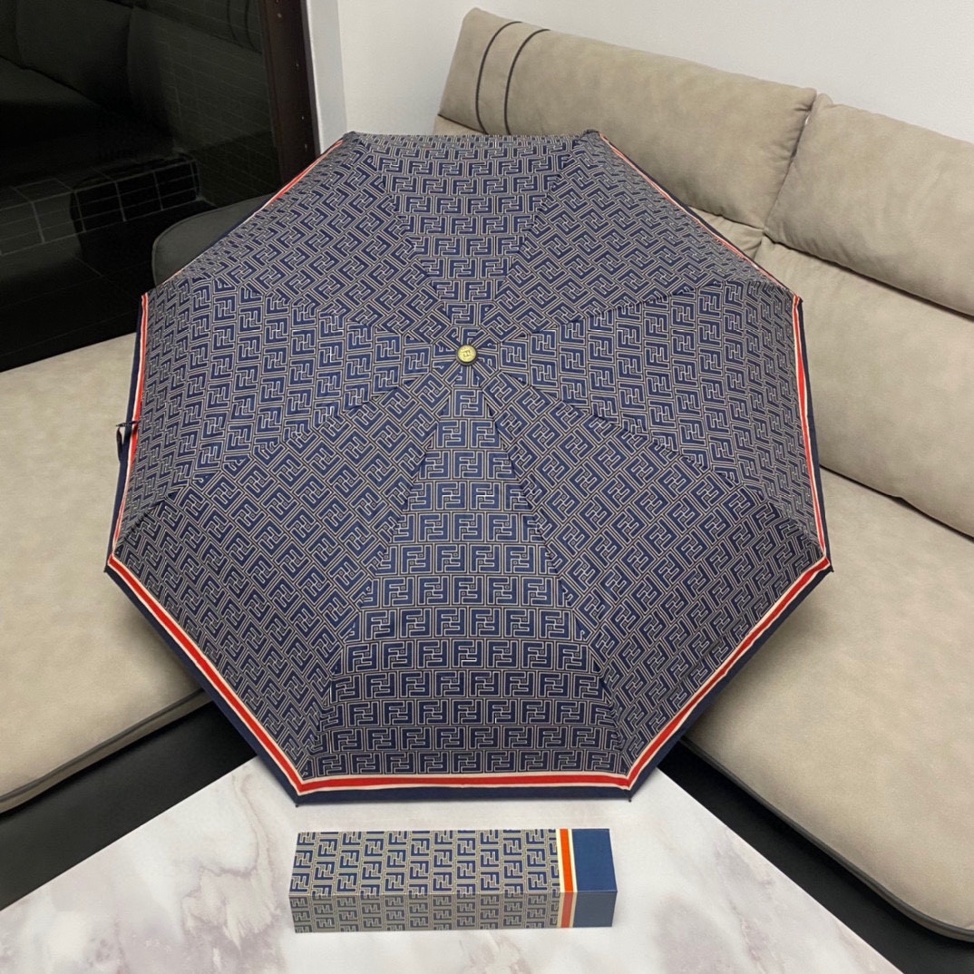 FENDI芬迪三折自动折叠晴雨伞20