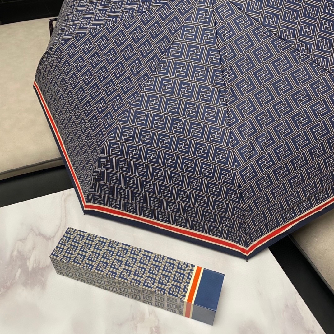 FENDI芬迪三折自动折叠晴雨伞20
