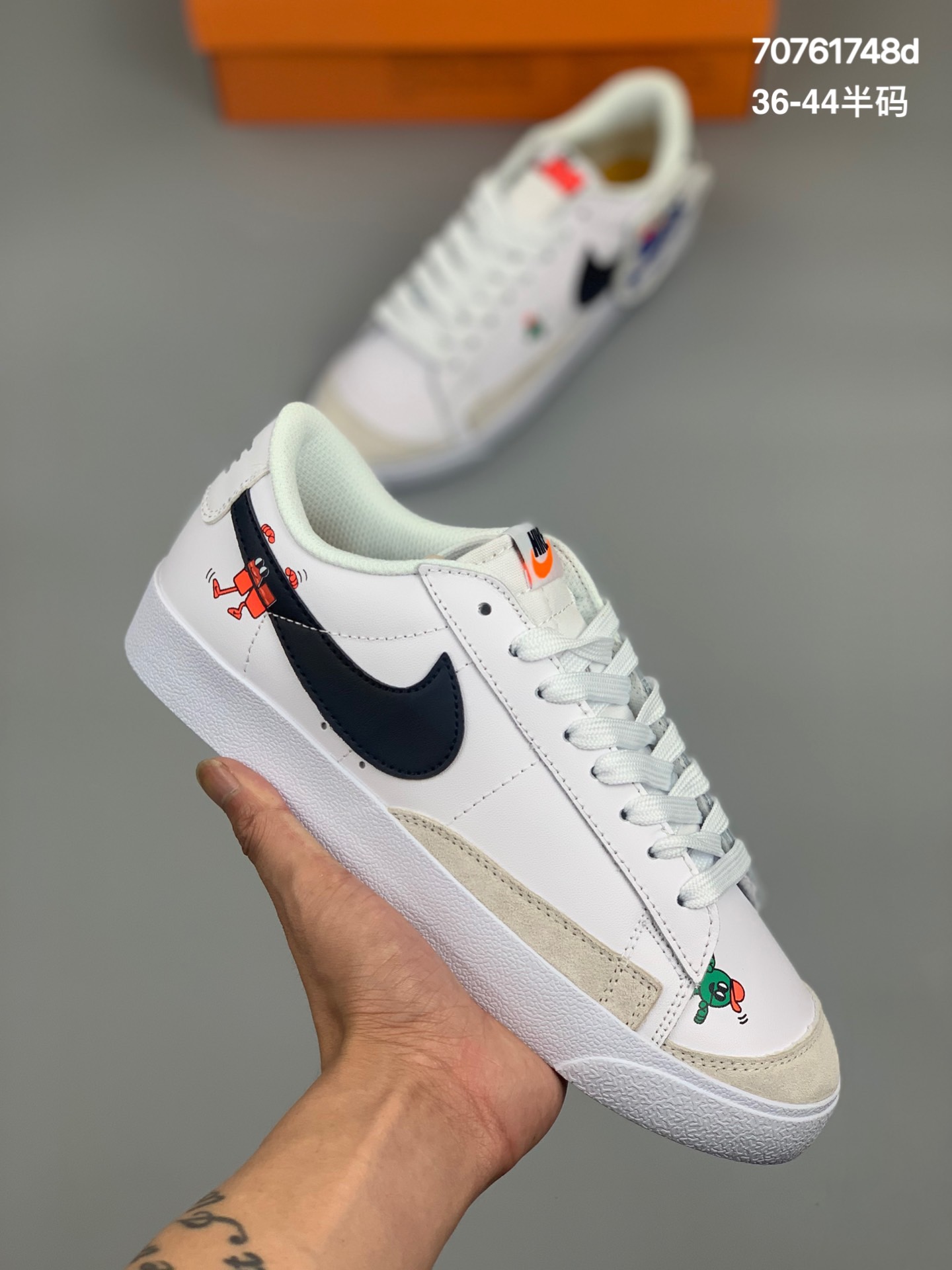 
新品出货 真标 耐克/Nike BLAZER LOW LE 开拓者 白色手绘涂鸦 运动鞋低帮板鞋休闲鞋 货号：DM0882-100
 尺码：36 36.5 37.5 38 38.5 39 40 40.5 41 42 42.5 43 44
编码：70761748d