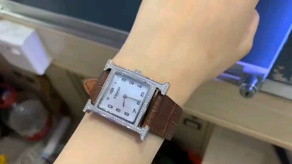 Hermès 爱马仕 超美镶钻贝母面色