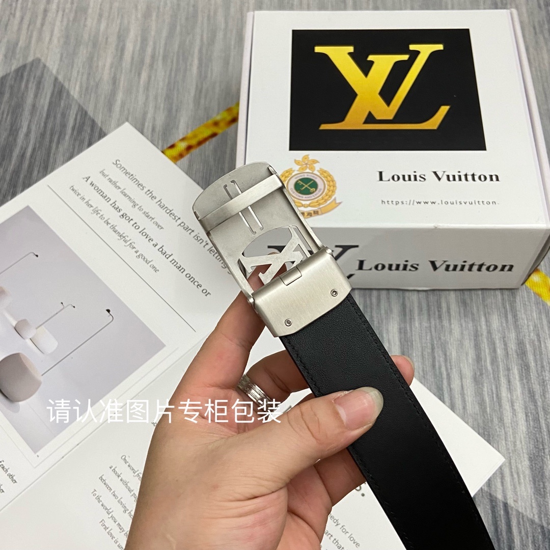 品牌LV路易威登原单皮带腰带单面使用