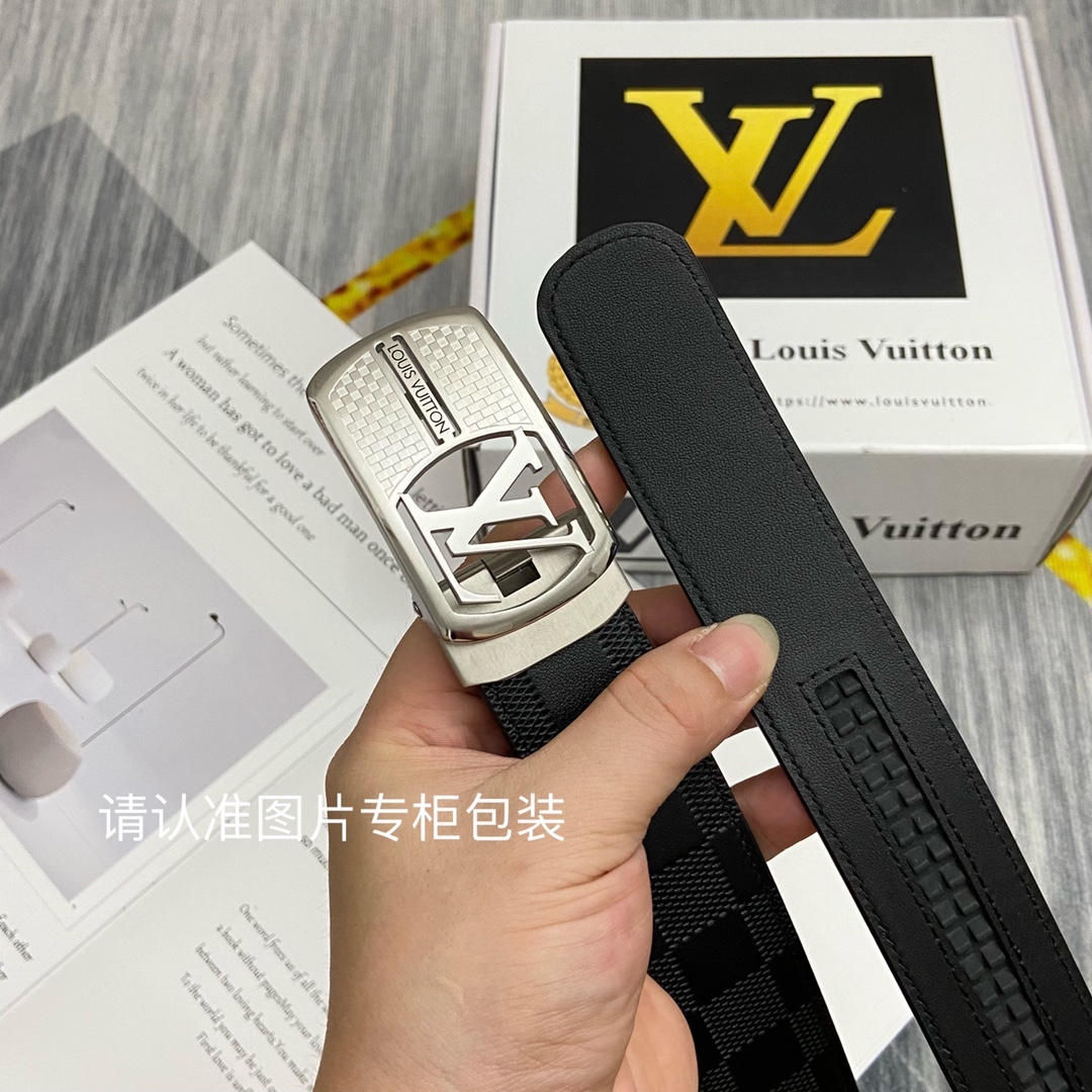 品牌LV路易威登原单皮带腰带单面使用