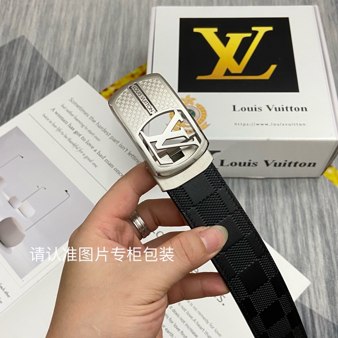 品牌LV路易威登原单皮带腰带单面使用