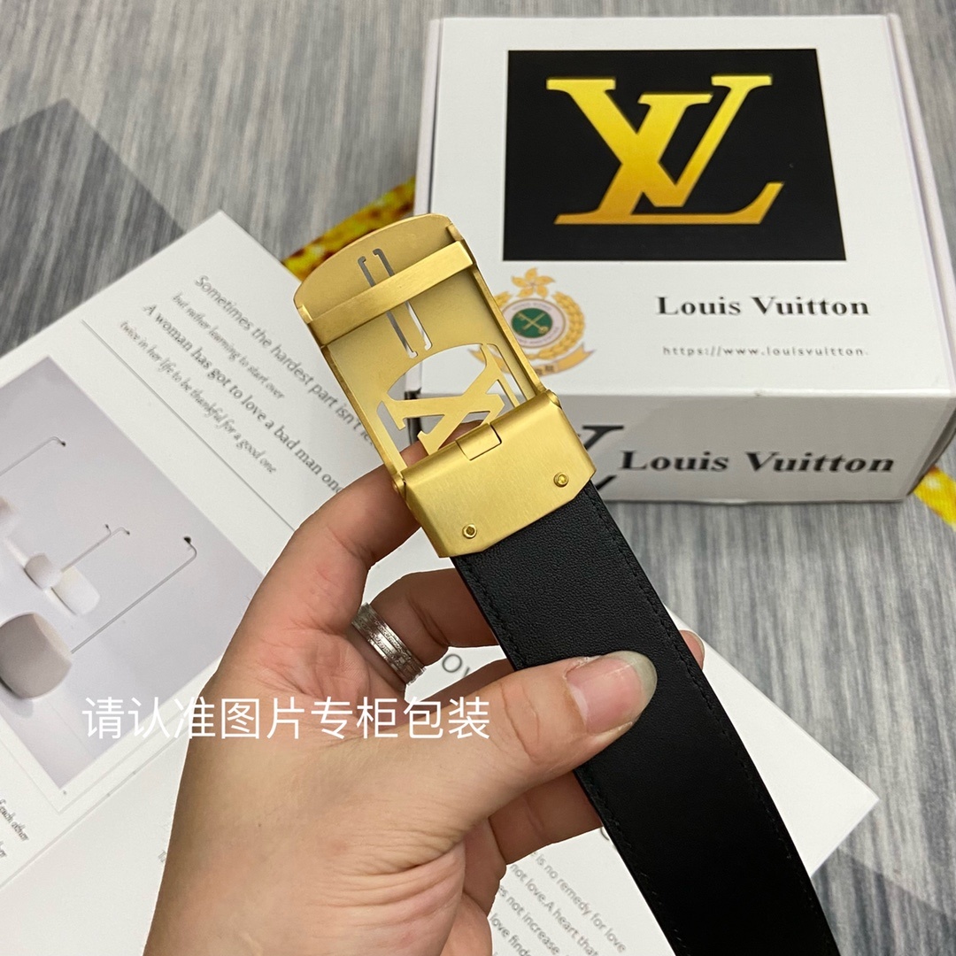 品牌LV路易威登原单皮带腰带单面使用