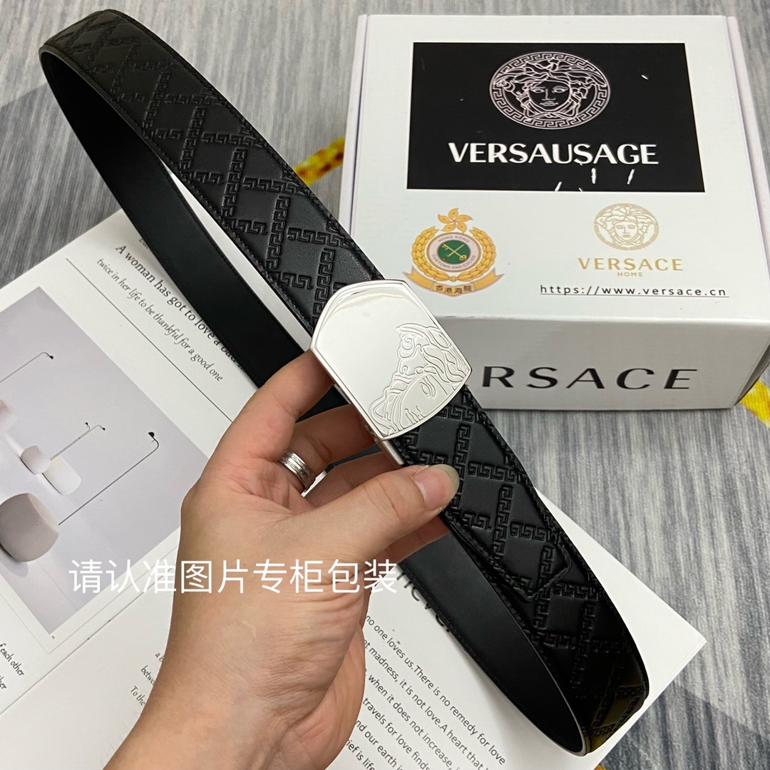 品牌美人头范思哲原单皮带腰带单面使用