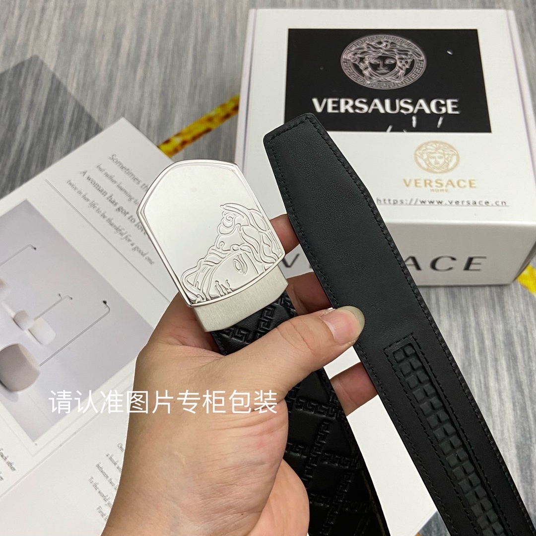品牌美人头范思哲原单皮带腰带单面使用