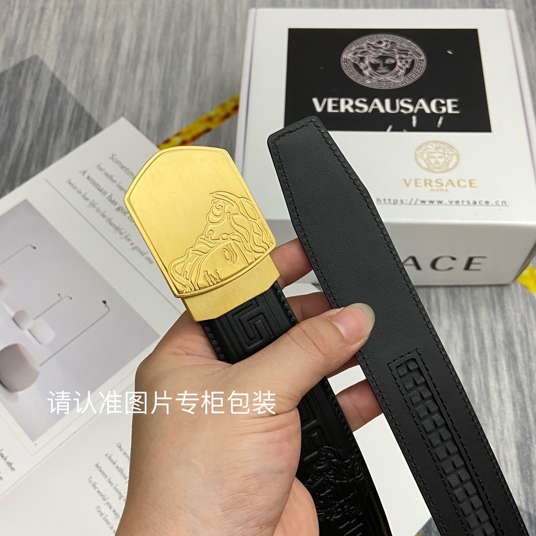 品牌美人头范思哲原单皮带腰带单面使用