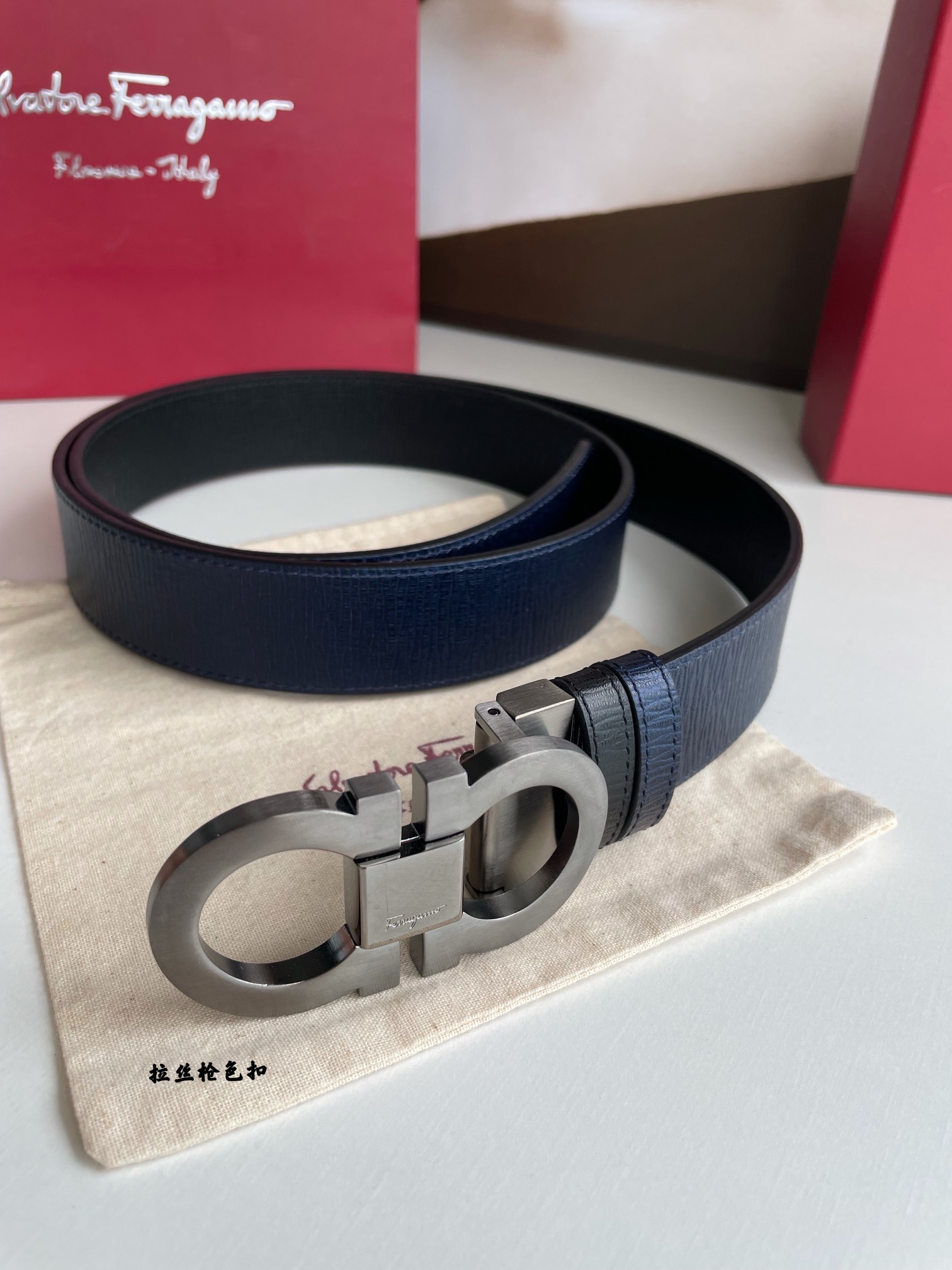 菲拉格慕 Ferragamo 奢华工坊高定皮带腰带配饰 #FC29CD8A 7