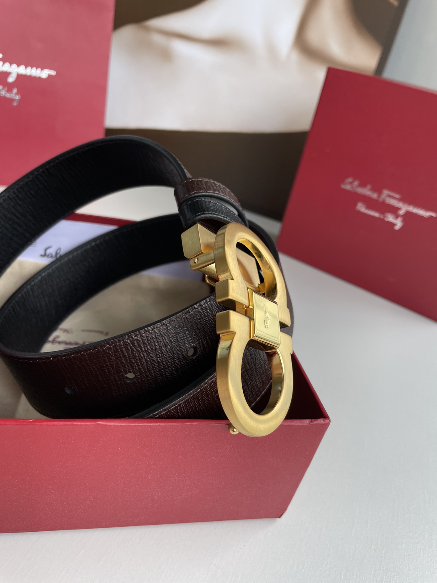 Ferragamo Luxury Atelier Designer Belt Accessories Ref.815147AF 8