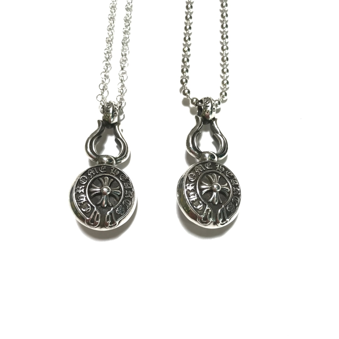 Chrome Hearts 新品上架𝐂𝐡𝐫𝐨𝐦𝐞 𝐡𝐞𝐚𝐫𝐭𝐬 克罗心小号十字马蹄葫芦项链
