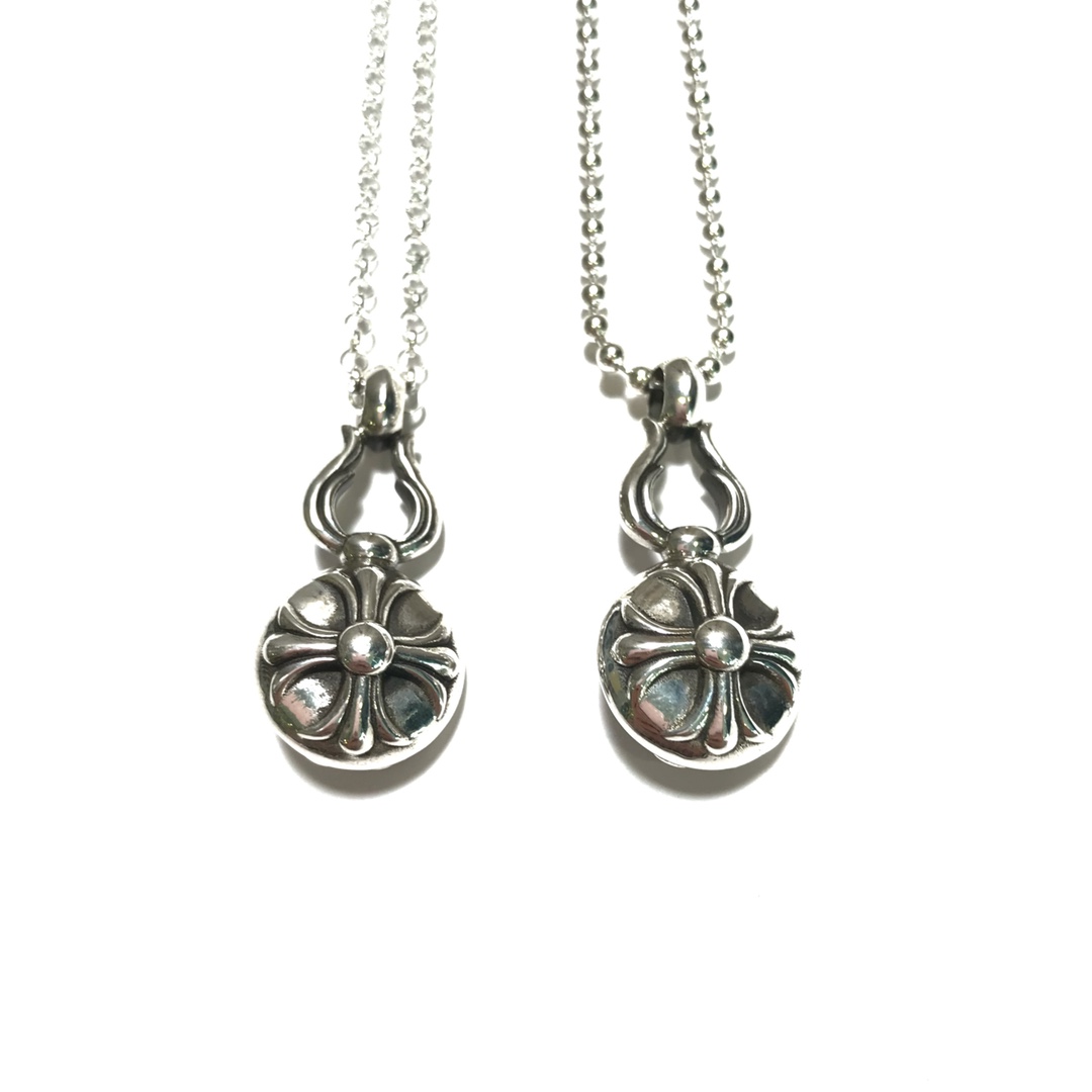 Chrome Hearts 新品上架𝐂𝐡𝐫𝐨𝐦𝐞 𝐡𝐞𝐚𝐫𝐭𝐬 克罗心小号十字马蹄葫芦项链