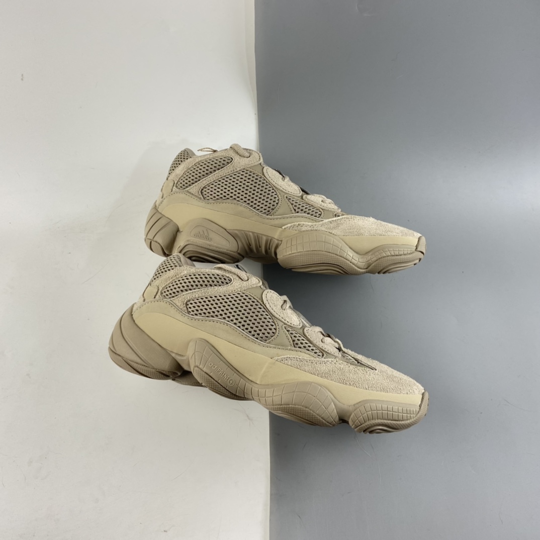 P300  联乘侃爷KANYE WEST x adidas Yeezy 500”Taupe Light”复古姥爹风厚底休闲运动慢跑鞋“灰褐色”GX3605