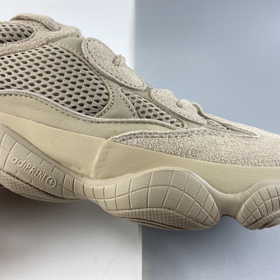 P300  联乘侃爷KANYE WEST x adidas Yeezy 500”Taupe Light”复古姥爹风厚底休闲运动慢跑鞋“灰褐色”GX3605
