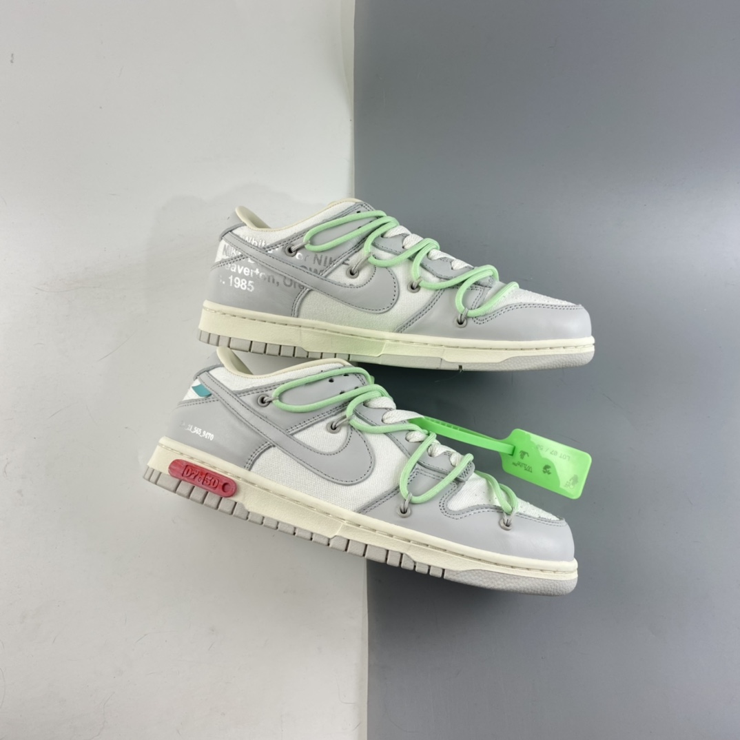 P380 Off-White x Nike SB Dunk Low”The 50”扣篮系列低帮经典百搭休闲运动板鞋 DM1602-108
