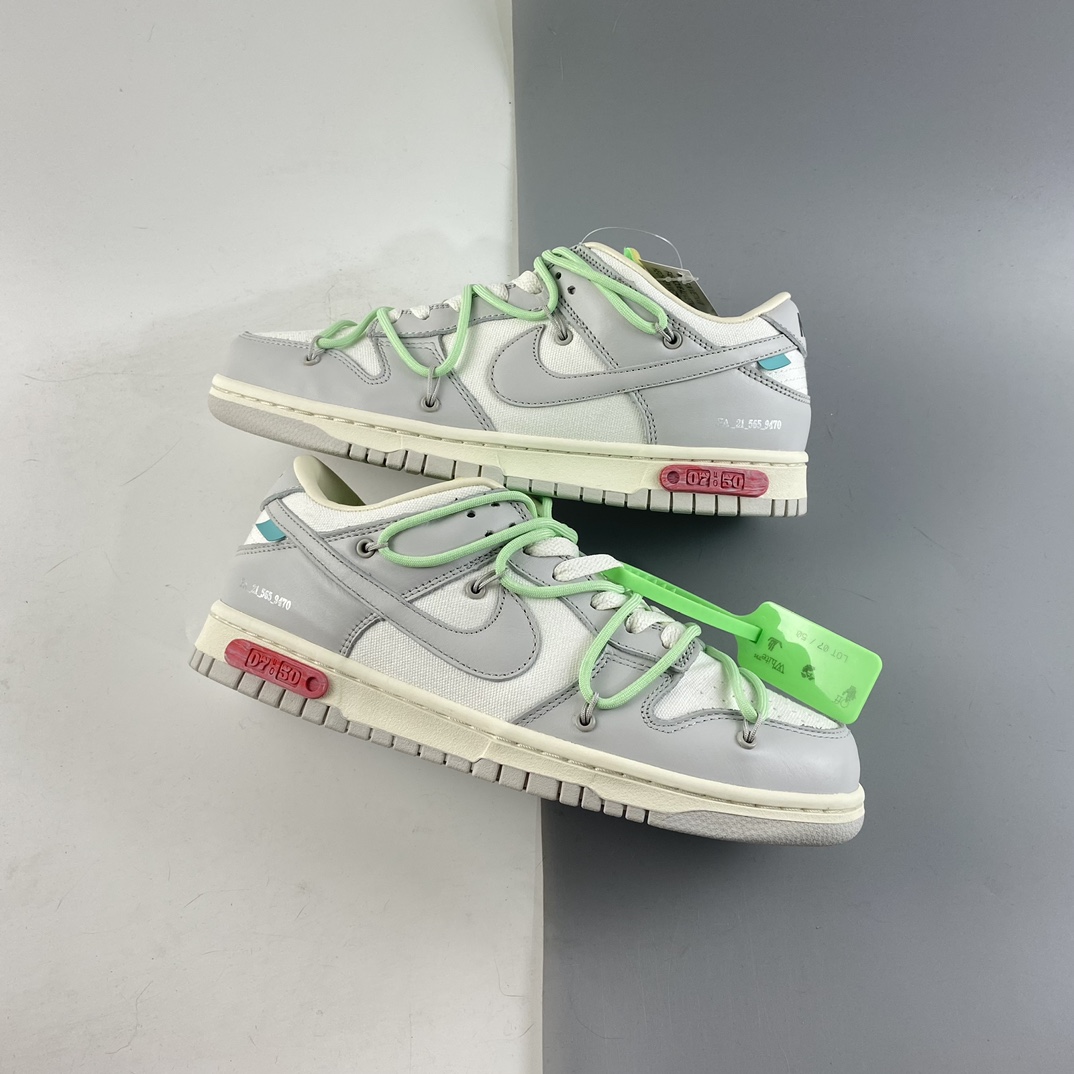 P380 Off-White x Nike SB Dunk Low”The 50”扣篮系列低帮经典百搭休闲运动板鞋 DM1602-108